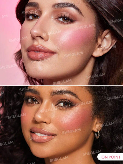 SHEGLAM Matte Liquid Blush – Long-Lasting Rose Pink Brown Gel Cream Blusher