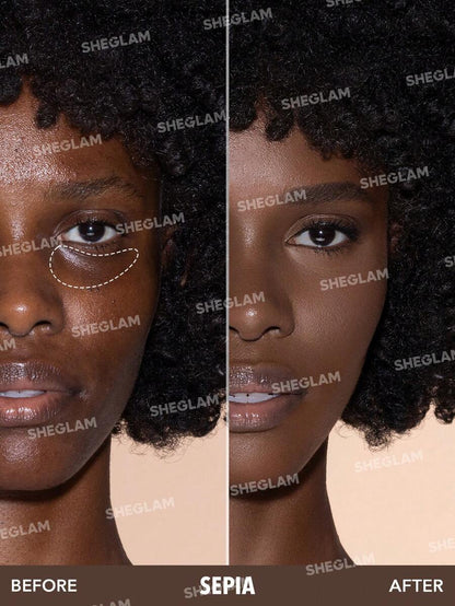 SHEGLAM 12Hr Full Coverage Liquid Concealer – Chantilly Matte Brightening Concealer