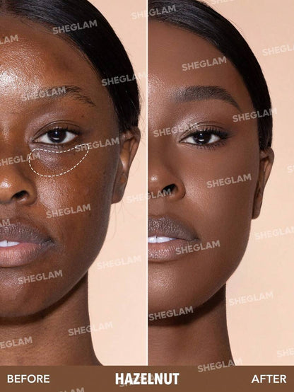 SHEGLAM 12Hr Full Coverage Liquid Concealer – Chantilly Matte Brightening Concealer