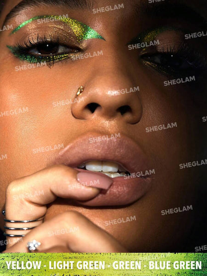 SHEGLAM Multichrome Gel Eyeliner – Waterproof High-Shine Blue Multi-Use Liner