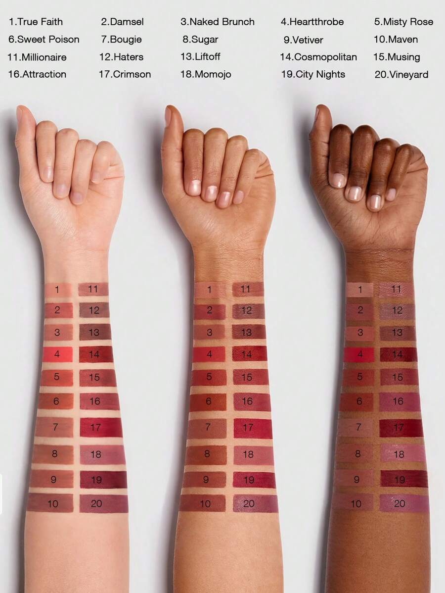 SHEGLAM Matte Allure Liquid Lipstick | Long-Lasting Velvety Matte, 20 Shades