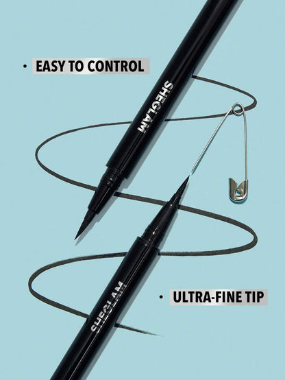 SHEGLAM Waterproof Liquid Eyeliner – Ultra-Fine Matte No-Smudge Eye Makeup