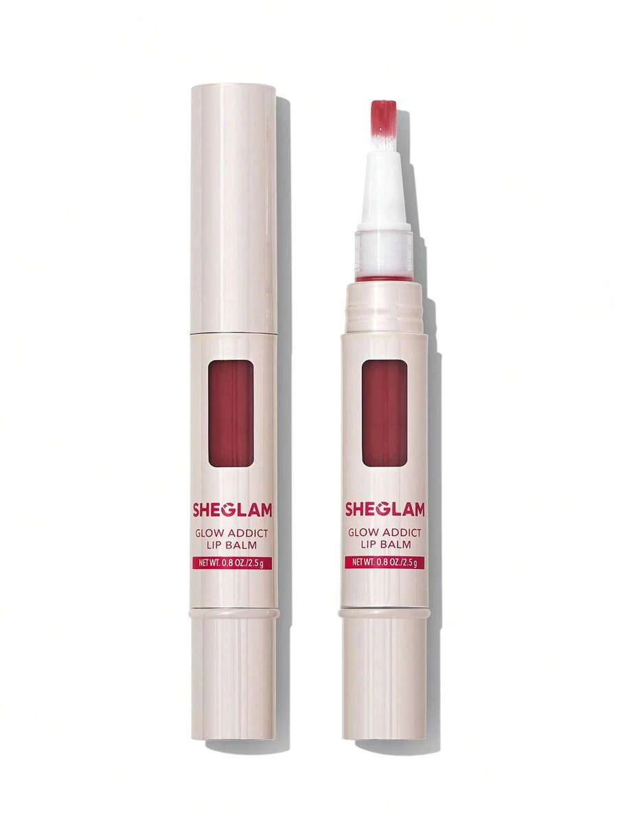 SHEGLAM Glow Addict Lip Balm - Peach Juice | High-Shine Moisturizing Lip Gloss