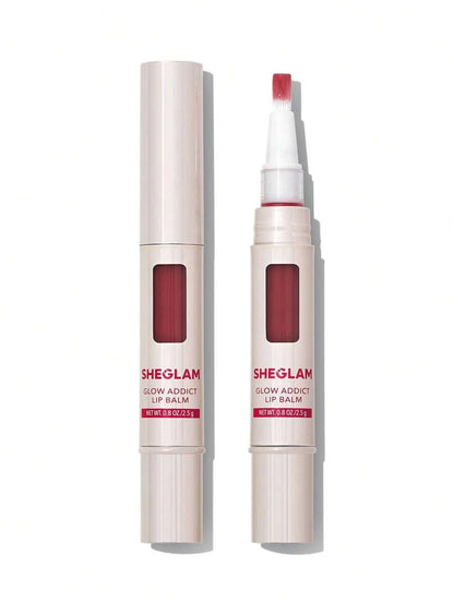 SHEGLAM Glow Addict Lip Balm - Peach Juice | High-Shine Moisturizing Lip Gloss