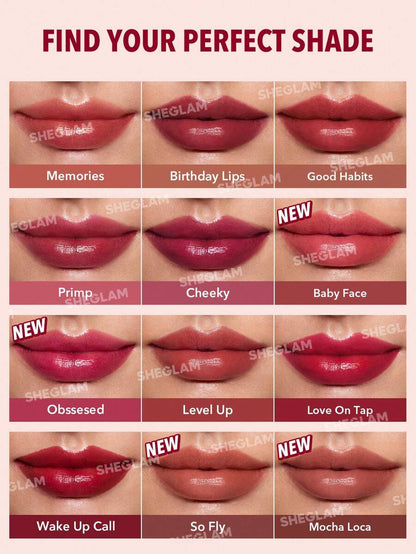 SHEGLAM Color Changing Lip Tint – Long-Lasting High Gloss Lip Stain