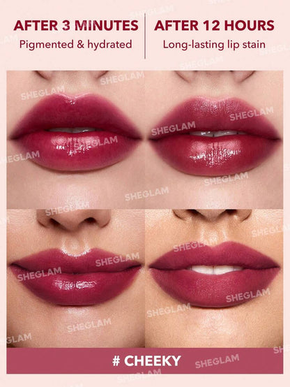 SHEGLAM Color Changing Lip Tint – Long-Lasting High Gloss Lip Stain