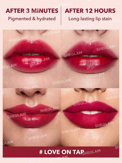 SHEGLAM Color Changing Lip Tint – Long-Lasting High Gloss Lip Stain