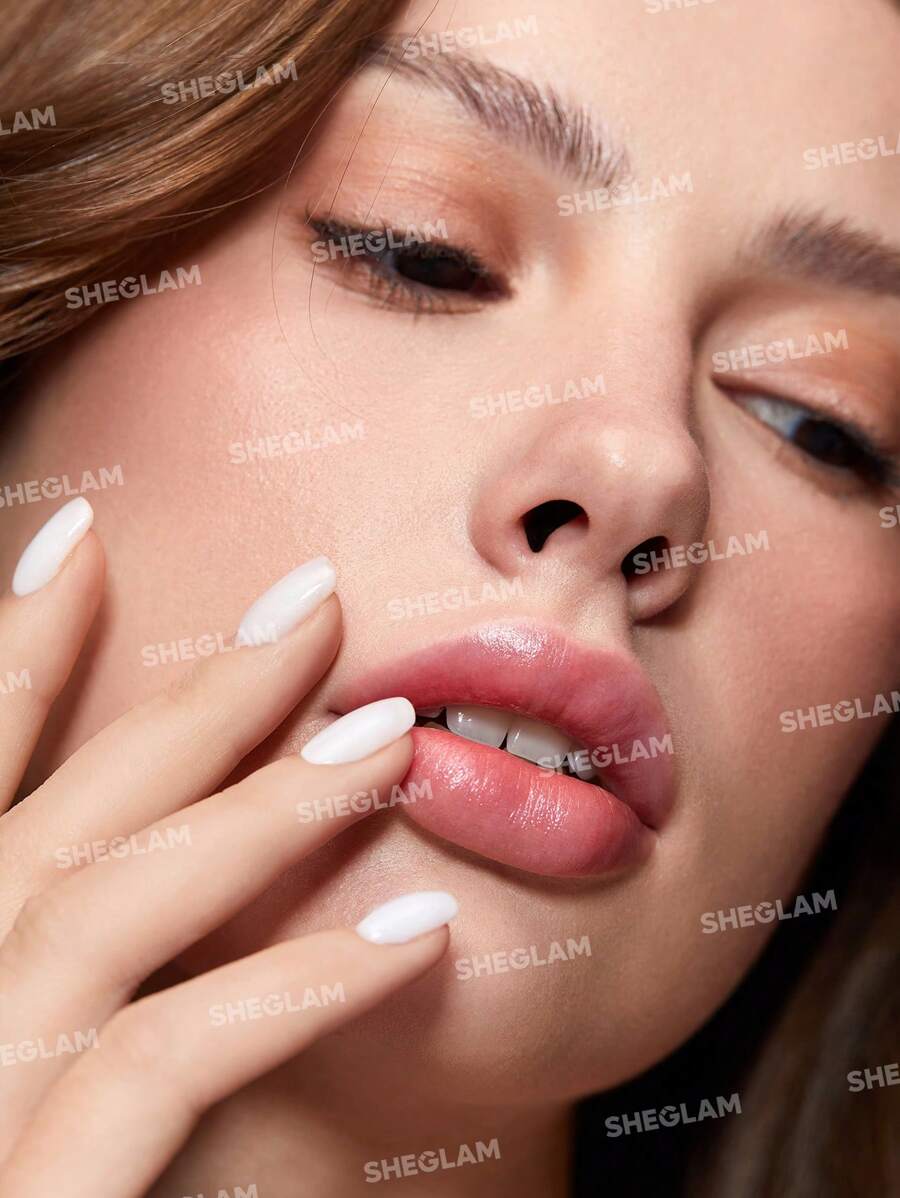 SHEGLAM Mello Jello Nourishing Lip Balm - Ruby | Sheer Muted Plum Lip Care & Primer