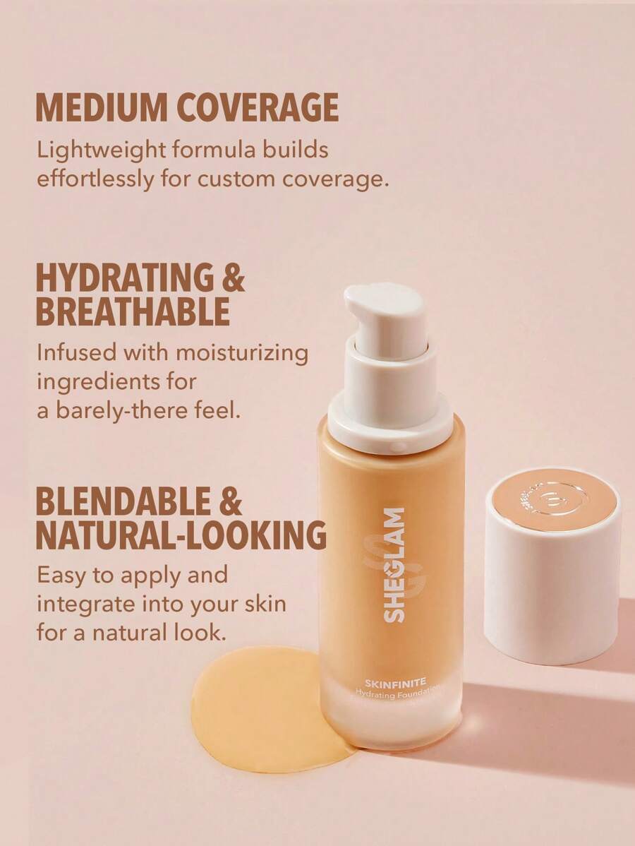 SHEGLAM Hydrating Dewy Foundation Sample | Golden Lightweight Liquid Foundation – LCBSkin