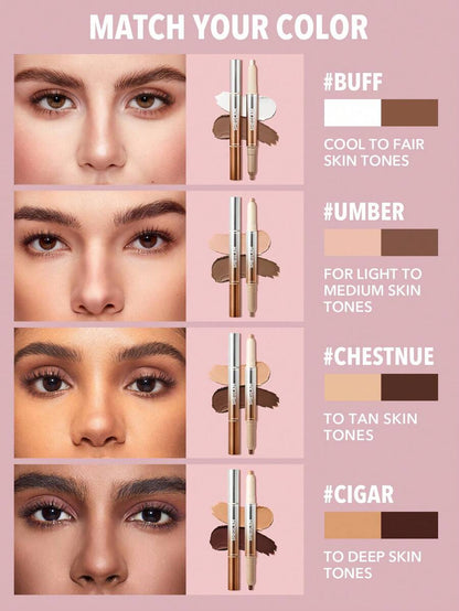 SHEGLAM 2-in-1 Contour & Highlight Pen – Creamy Multi-Use Makeup Stick