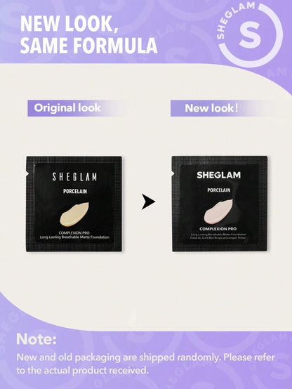 SHEGLAM Matte Foundation | Nude Full Coverage Oil Control Liquid Foundation Sample – LCBSkin