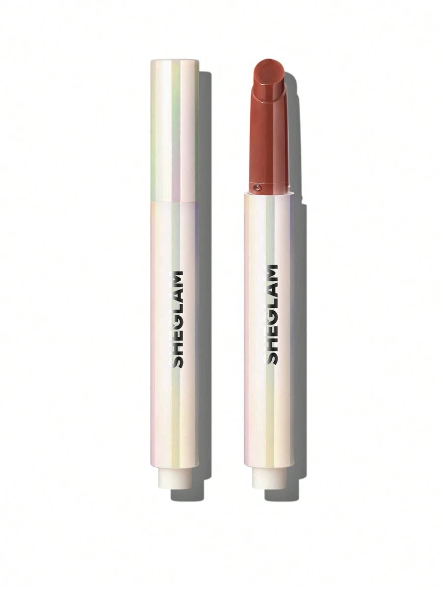 SHEGLAM Pout Perfect Shine Lip Plumper - Sepia Kiss | Hydrating Solid Lip Gloss