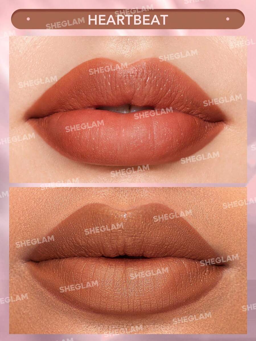 SHEGLAM Velvet Shimmer Matte Lipstick – Long-Lasting Silky Smooth Lip Color