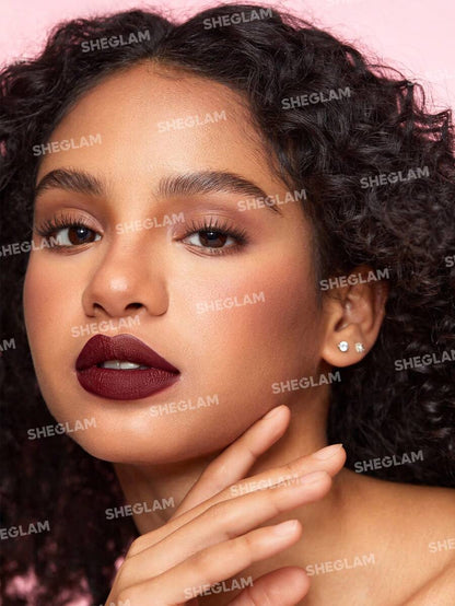SHEGLAM Velvet Shimmer Matte Lipstick – Long-Lasting Silky Smooth Lip Color