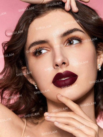 SHEGLAM Velvet Shimmer Matte Lipstick – Long-Lasting Silky Smooth Lip Color