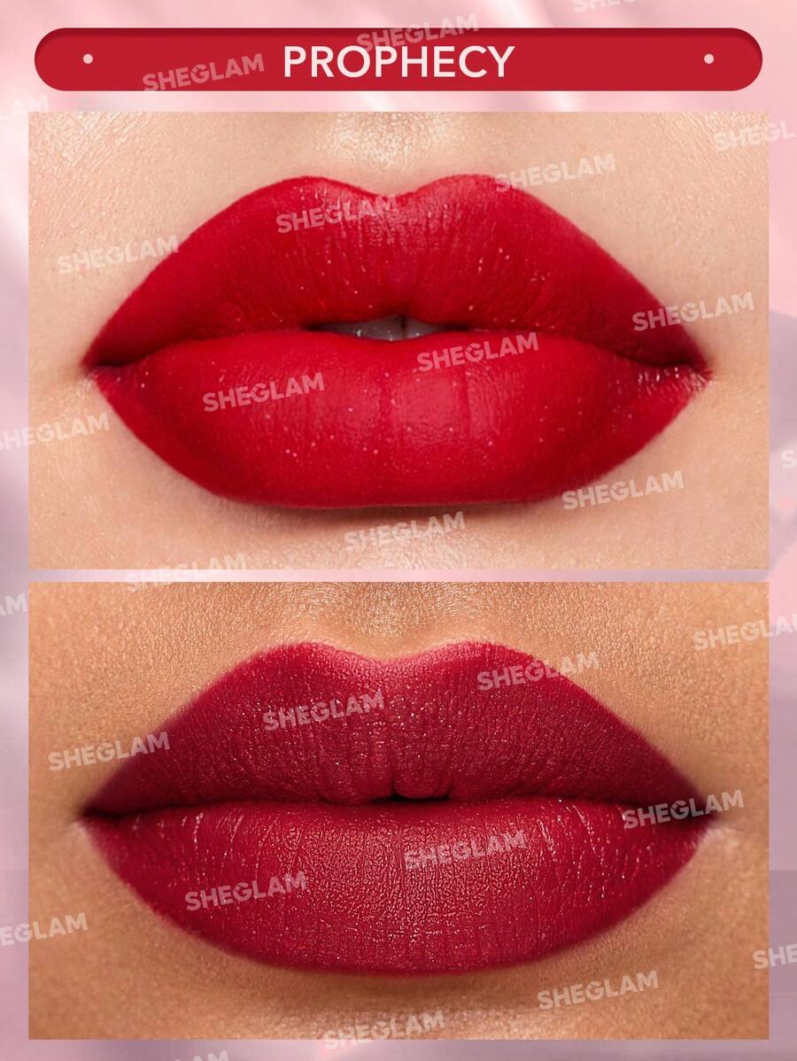 SHEGLAM Velvet Shimmer Matte Lipstick – Long-Lasting Silky Smooth Lip Color