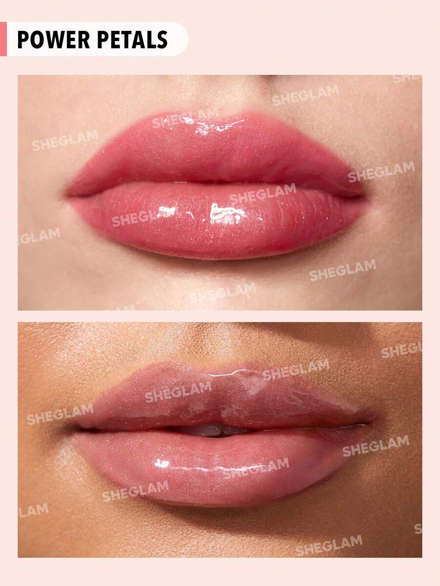 SHEGLAM Tinted Lip Gloss – Moisturizing Non-Sticky Plumping Lip Oil