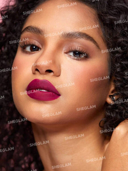 SHEGLAM Velvet Shimmer Matte Lipstick – Long-Lasting Silky Smooth Lip Color
