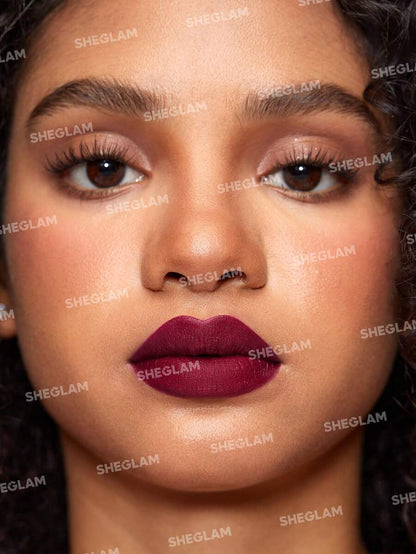 SHEGLAM Velvet Shimmer Matte Lipstick – Long-Lasting Silky Smooth Lip Color