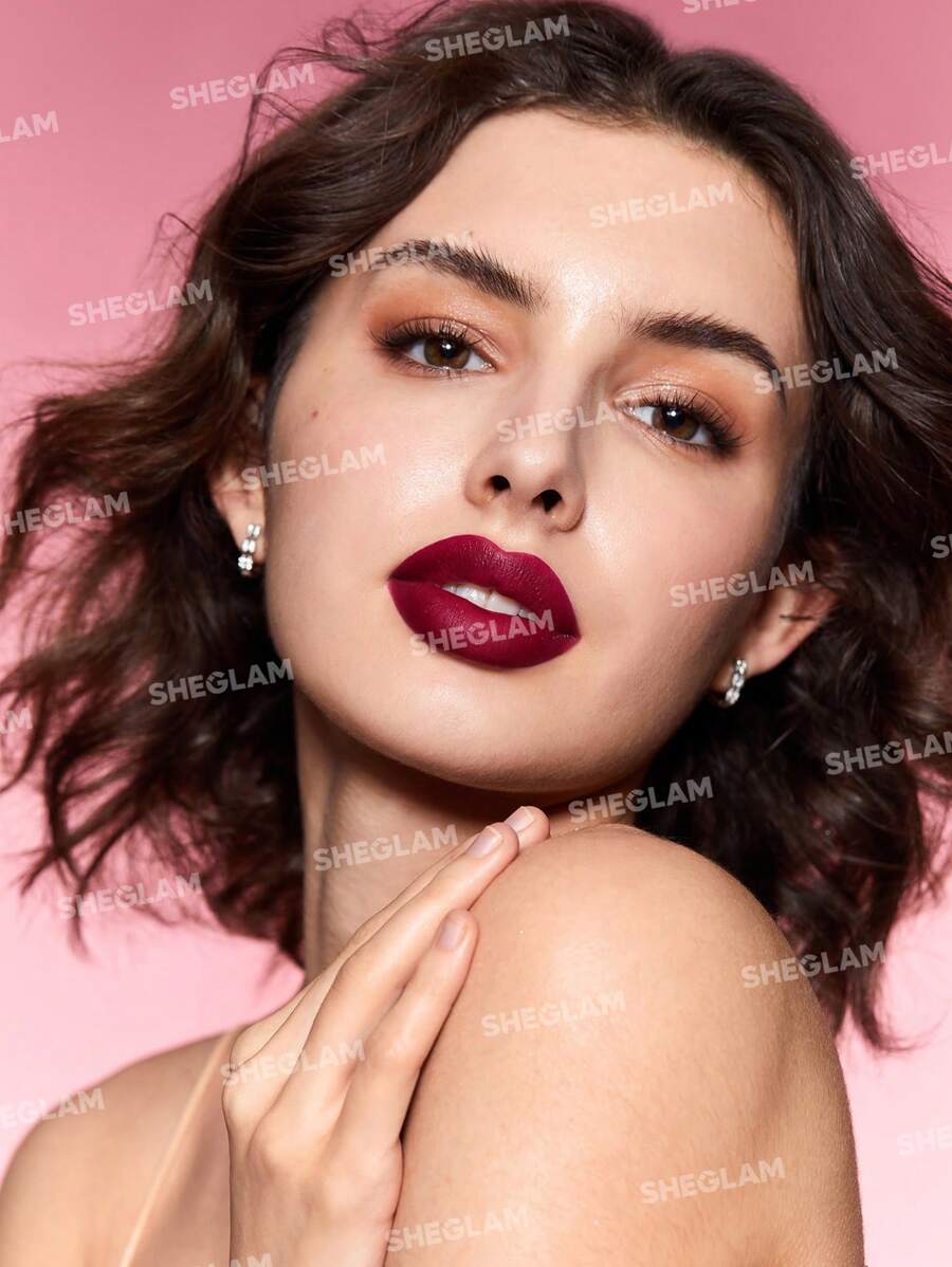 SHEGLAM Velvet Shimmer Matte Lipstick – Long-Lasting Silky Smooth Lip Color