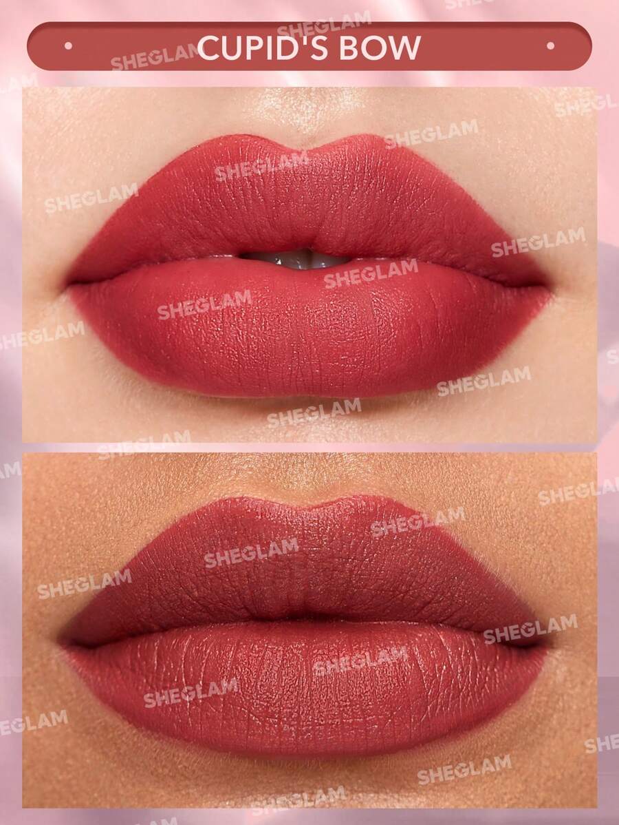 SHEGLAM Velvet Shimmer Matte Lipstick – Long-Lasting Silky Smooth Lip Color