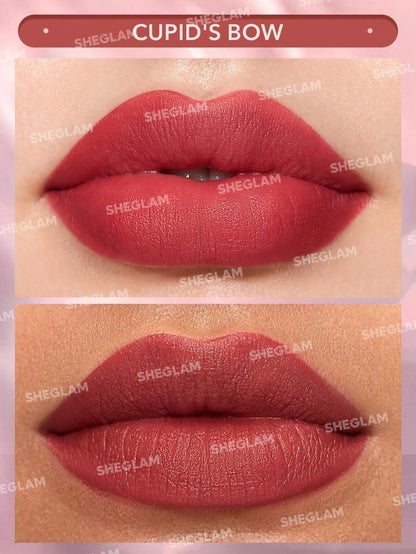 SHEGLAM Velvet Shimmer Matte Lipstick – Long-Lasting Silky Smooth Lip Color