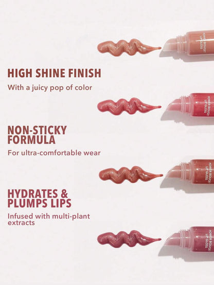 SHEGLAM Tinted Lip Gloss – Moisturizing Non-Sticky Plumping Lip Oil