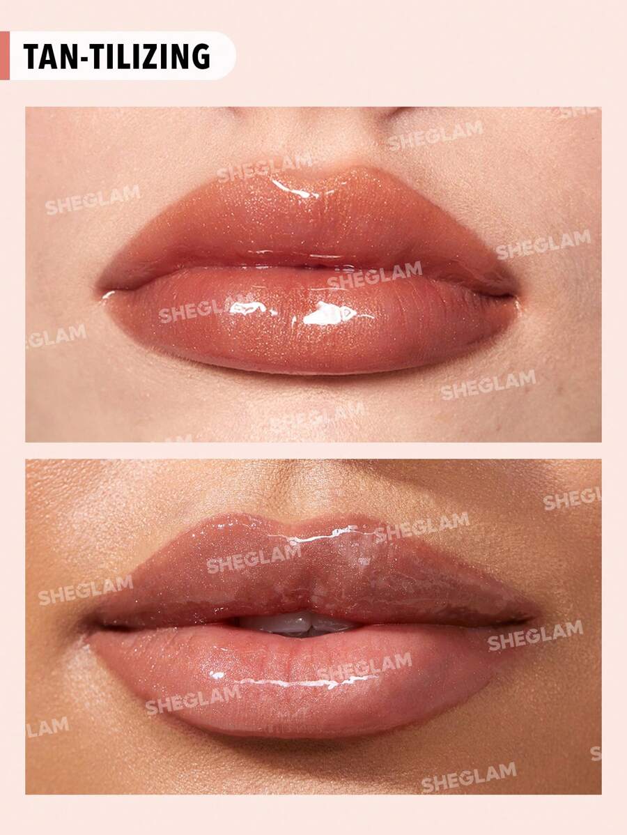 SHEGLAM Tinted Lip Gloss – Moisturizing Non-Sticky Plumping Lip Oil