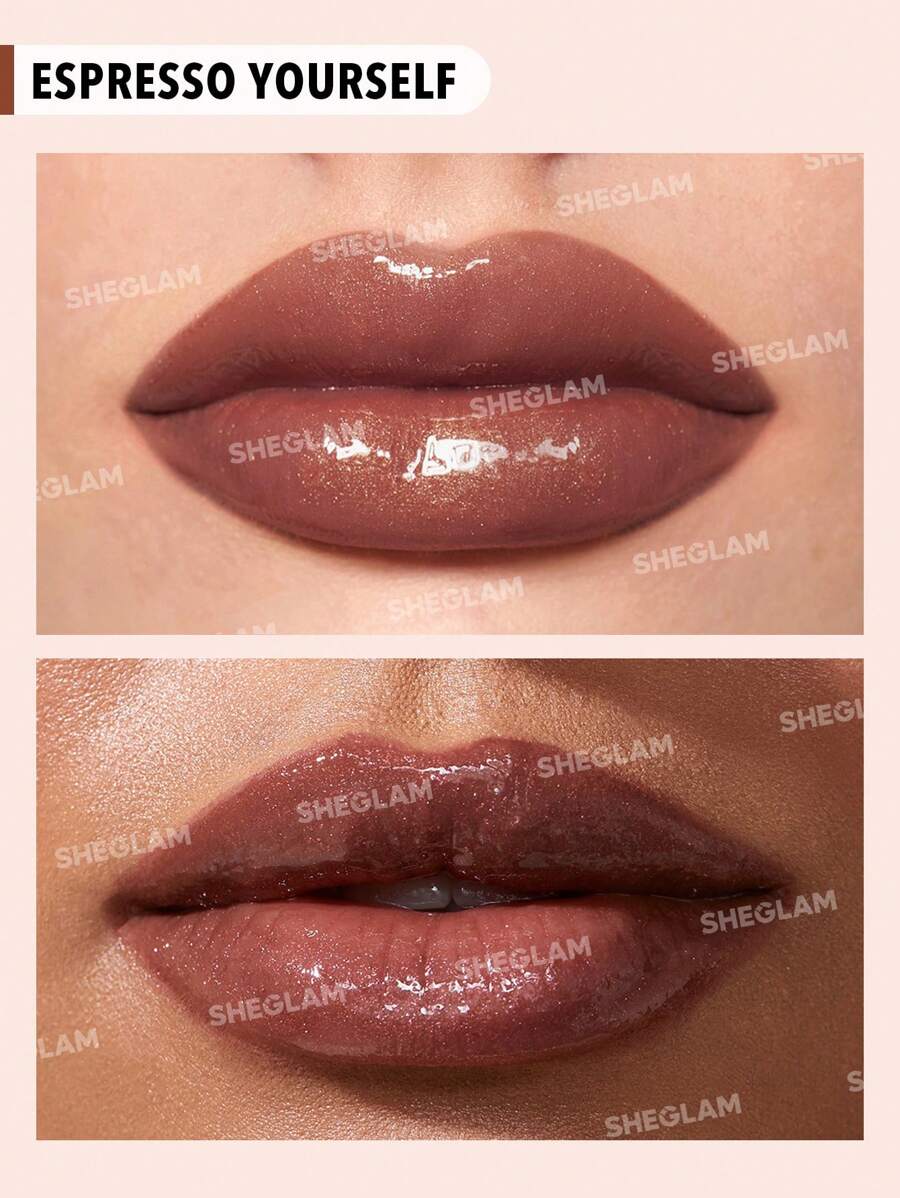 SHEGLAM Tinted Lip Gloss – Moisturizing Non-Sticky Plumping Lip Oil