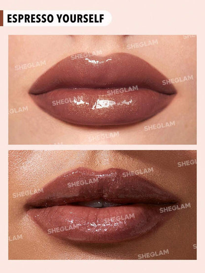 SHEGLAM Tinted Lip Gloss – Moisturizing Non-Sticky Plumping Lip Oil