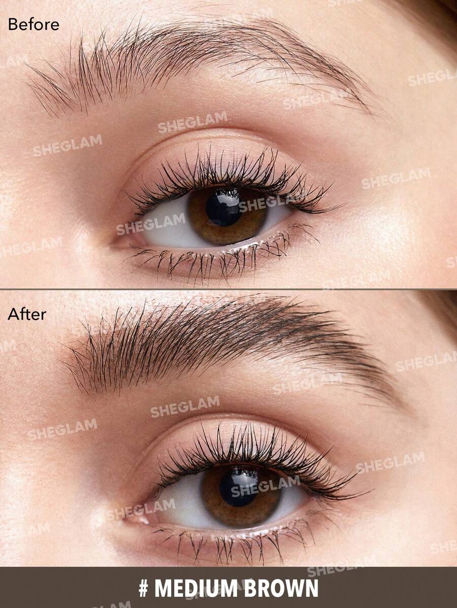 SHEGLAM Striking Brow Waterproof Brow Gel | Long-Lasting Eyebrow Cream, 5 Shades