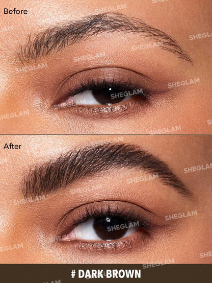 SHEGLAM Waterproof Brow Gel – Long-Lasting Eyebrow Cream with Small Brush