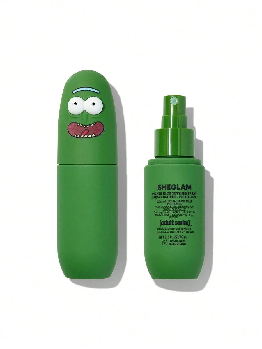Rick and Morty X SHEGLAM Pickle Rick Setting Spray | Long-Lasting & Oil-Control Fixing Mist