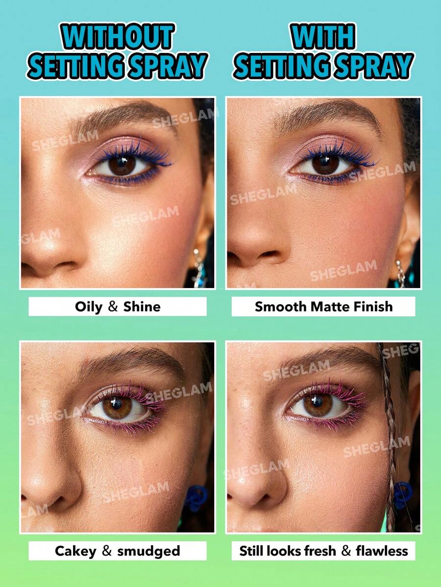 Rick and Morty X SHEGLAM Pickle Rick Setting Spray | Long-Lasting & Oil-Control Fixing Mist