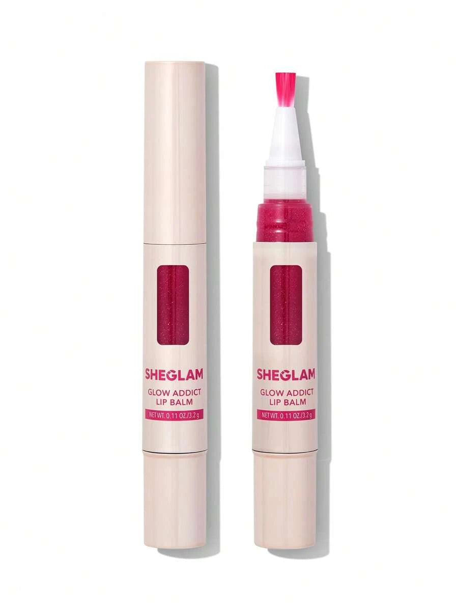 SHEGLAM Glow Addict Lip Balm - Peach Juice | High-Shine Moisturizing Lip Gloss