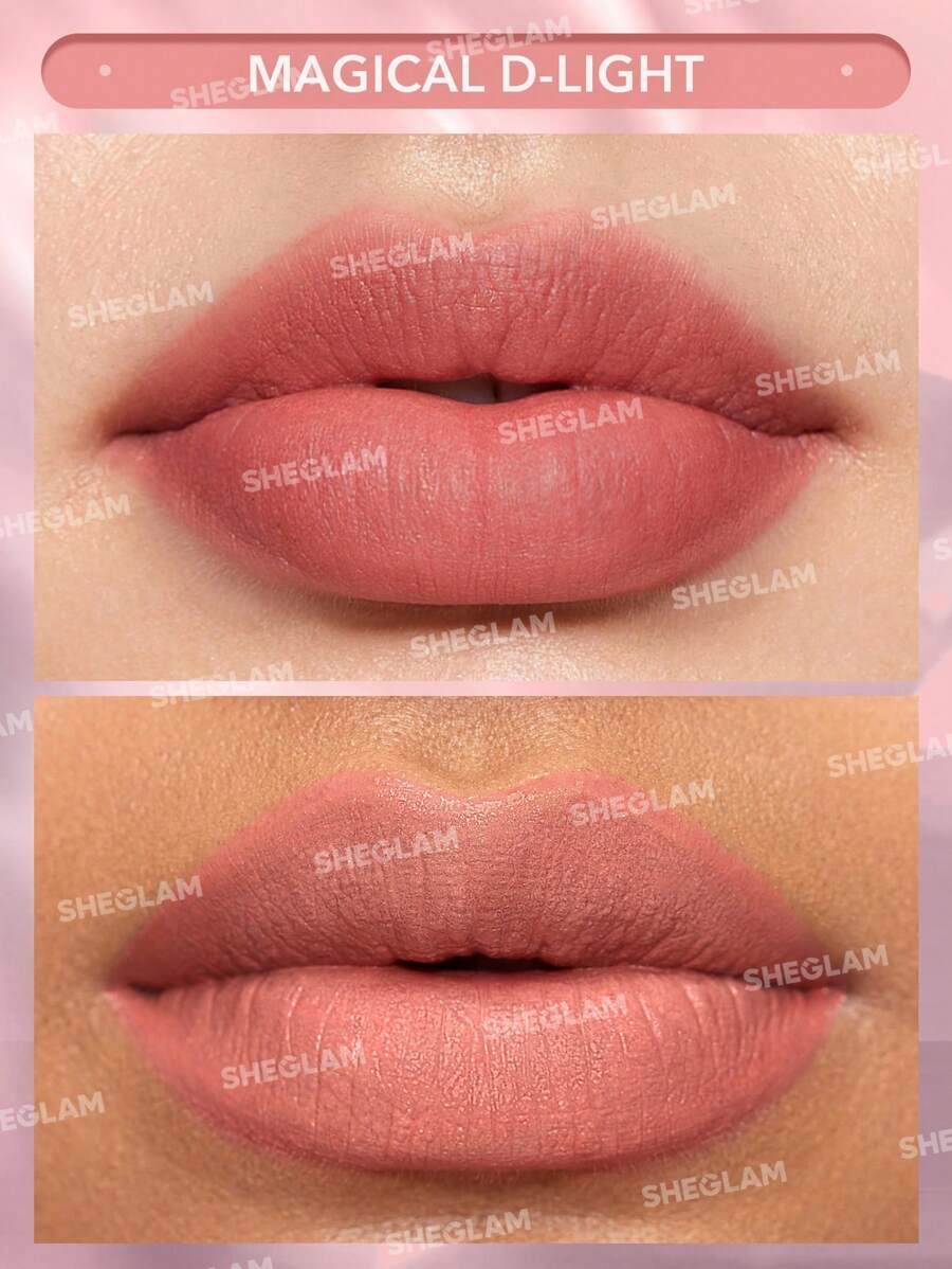 SHEGLAM Velvet Shimmer Matte Lipstick – Long-Lasting Silky Smooth Lip Color