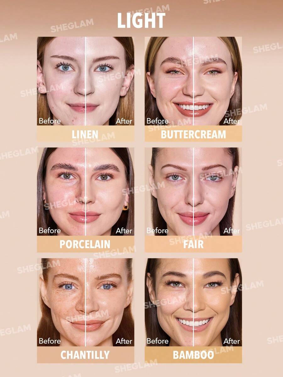 SHEGLAM Skin Magnet High Coverage Foundation Stick - Light Medium | Long-Lasting & Poreless Finish