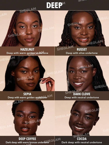 SHEGLAM Skin Magnet High Coverage Foundation Stick - Light Medium | Long-Lasting & Poreless Finish