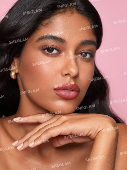 SHEGLAM Tinted Lipstick & Liner Duo – 2-in-1 Glossy Lip Combo