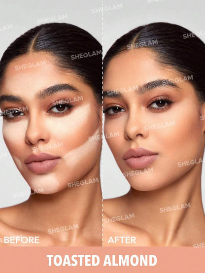 SHEGLAM 2-in-1 Pink Setting Powder Duo – Brightening Under Eye & Face Powder