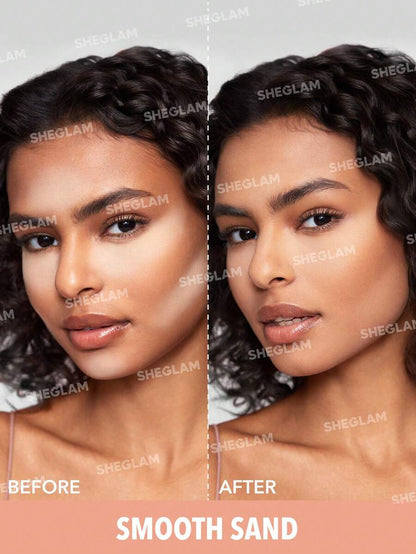 SHEGLAM 2-in-1 Pink Setting Powder Duo – Brightening Under Eye & Face Powder