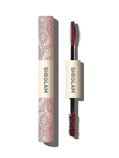 SHEGLAM Double Impact Waterproof Volume & Length Mascara | Colorful Dual-Head, 3 Shades