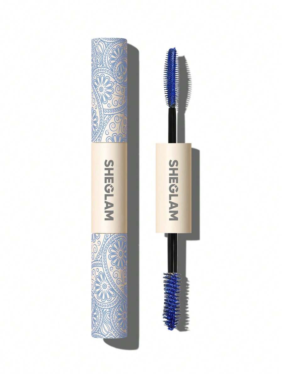 SHEGLAM Double Impact Waterproof Volume & Length Mascara | Colorful Dual-Head, 3 Shades