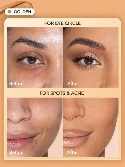 SHEGLAM Full Coverage Cream Concealer – Long-Lasting Brightening Corrector