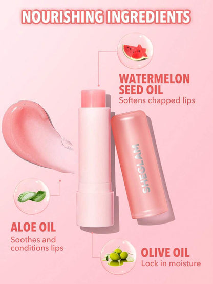 SHEGLAM Pout Phresh Color Changing Lipstick - Watermelon | pH-Reactive Moisturizing Lip Balm