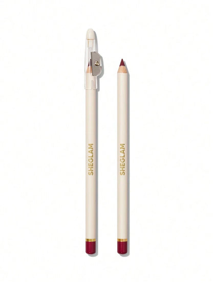 SHEGLAM Lip Facts Lip Liner - Brazen | High-Pigment Creamy Matte Contour Pencil