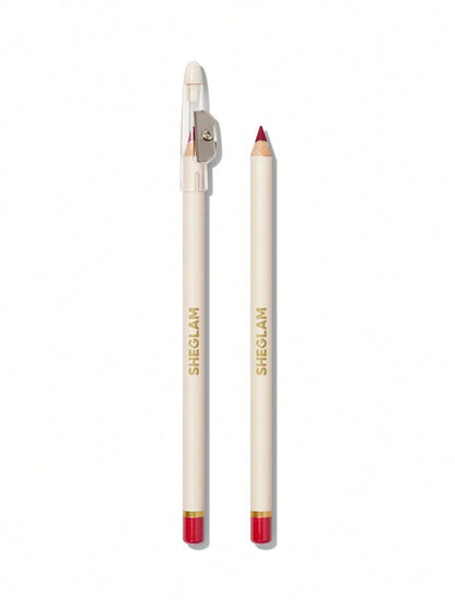 SHEGLAM Lip Facts Lip Liner - Brazen | High-Pigment Creamy Matte Contour Pencil