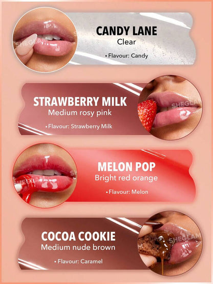 SHEGLAM Moisturizing Lip Gloss – Clear Watery Mirror Shine Lip Makeup