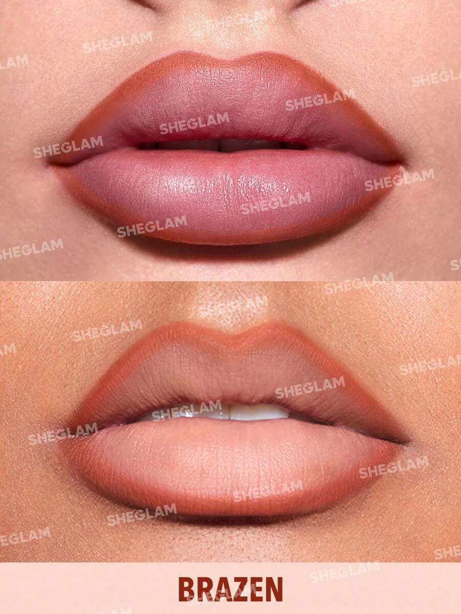 SHEGLAM Lip Facts Lip Liner - Brazen | High-Pigment Creamy Matte Contour Pencil