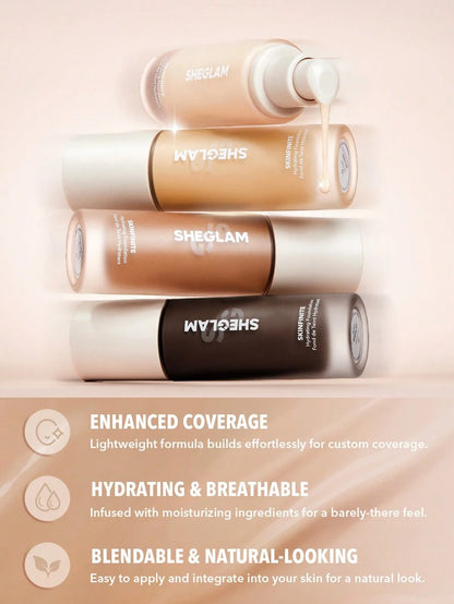 SHEGLAM Hydrating Dewy Foundation Sample | Golden Lightweight Liquid Foundation – LCBSkin